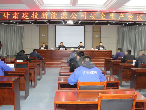 【三抓三促行動(dòng)進(jìn)行時(shí)】  新能源公司召開(kāi)安全生產(chǎn)專題會(huì)議