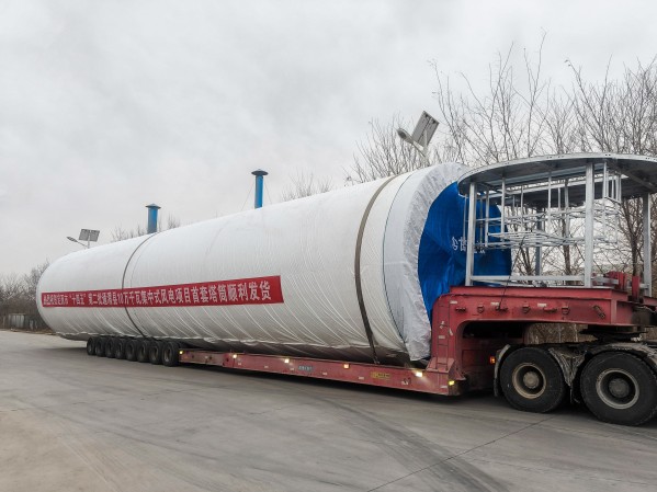 發(fā)貨！新年發(fā)發(fā)發(fā)，發(fā)不停！ ——甘肅建投新能源公司又一批塔筒順利發(fā)貨！